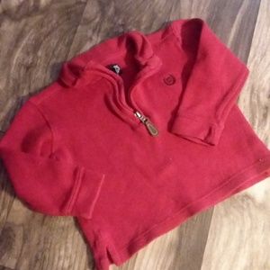 Chaps Ralph Polo partial zip up sweater